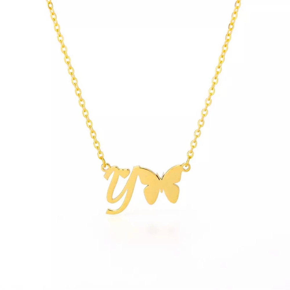 INITIAL LETTER “Y” NECKLACE